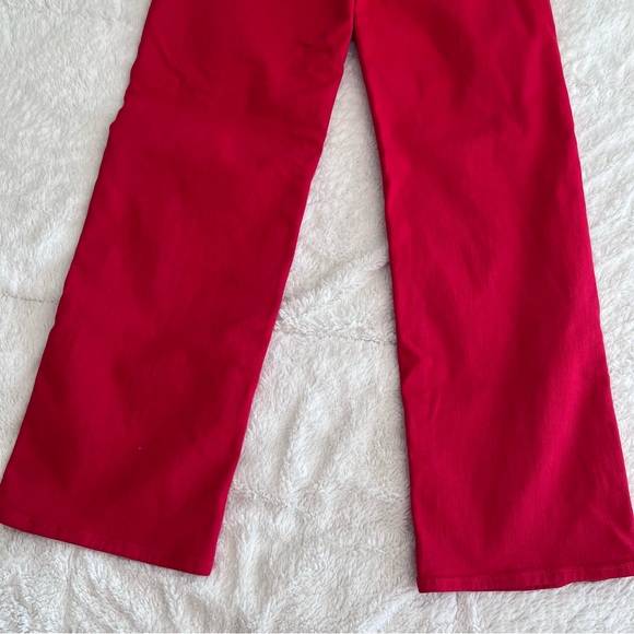 MOTHER High Rise Rambler Ankle Ribbon Red Jeans Women’s 25 1667-763 - Picture 8 of 16